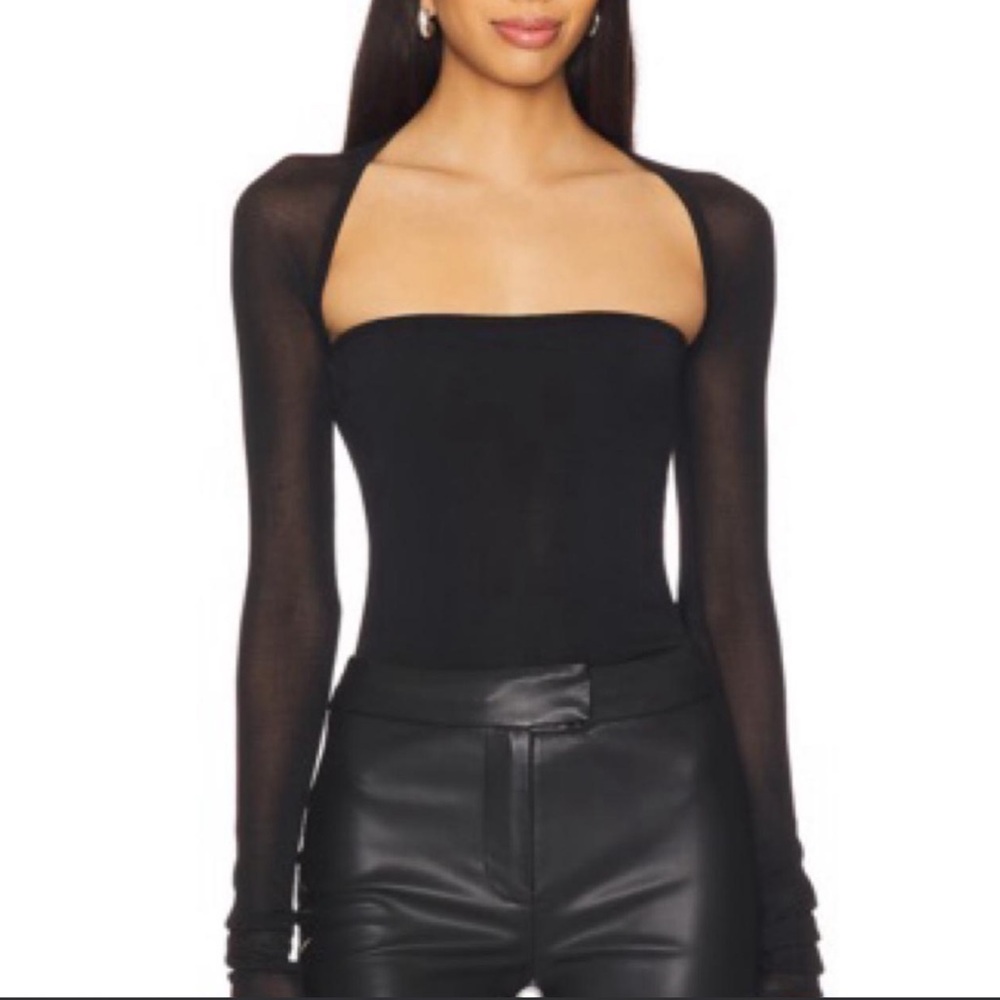 NBD Chic Black Long Sleeve Women's Blouse